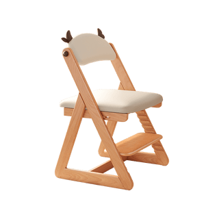 nalo height adjustable kids chair antler back