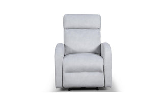 nathan grey recliner armchair tech fabric