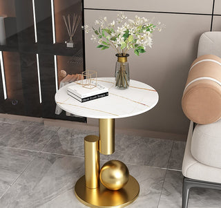 nell side table gold