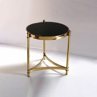 nella gold accent table golden legs setup