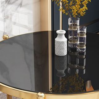 nella gold accent table top detail