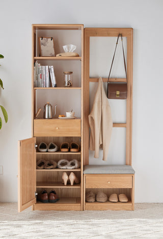 nia shoe and storage cabinet chic look