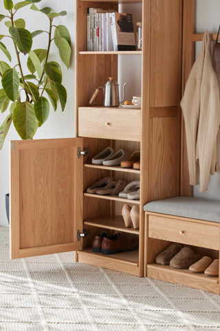 nia shoe and storage cabinet functional design