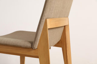 nico solid wood chair for dining room elegance