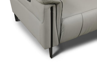 nolan grey leather recliner comfort