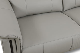 nolan grey recliner sofa leather