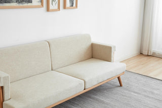 nova 3 seater sofa wooden frame