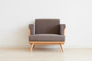 nova single seater wooden sofa