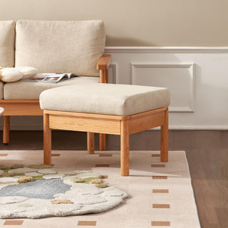 oak frame echo sofa single seat