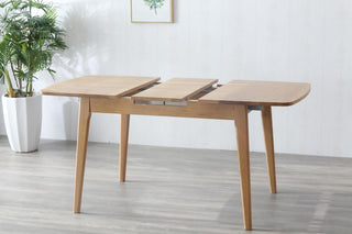 oak wood stefano expandable dining table for all occasions
