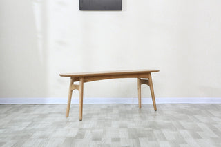 oak wood vasco solid dining bench