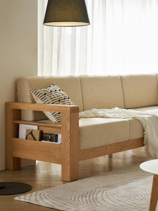 oaky sofa solid oak wood frame