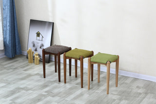 oscar upholstered vanity stool