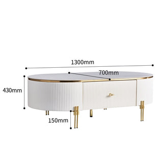 otto white couch coffee table measurements