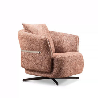 paco swivel lounge chair front view