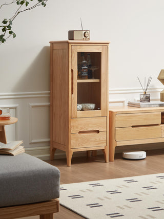 palma side cabinet living room oak