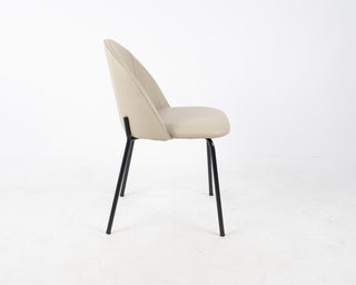 peony minimalist dining chair clean lines