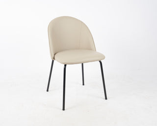 peony minimalist dining chair sleek profile