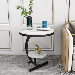 primrose marble top end table