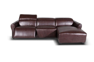rachel recliner brown comfortable l shaped couch