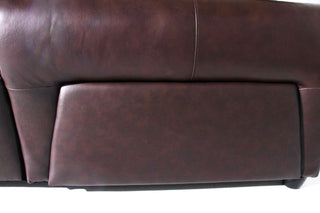 rachel recliner brown functional l shaped couch