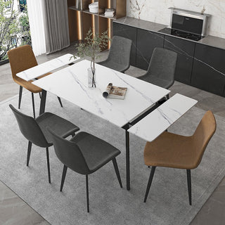 retractable dining table leca sintered stone