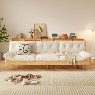 ria handcrafted 3 seater wooden sofa