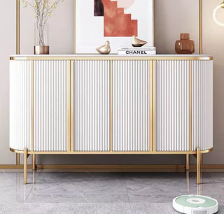 rina white high sideboard