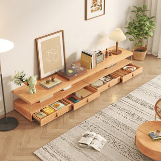 rita wooden tv console with storage