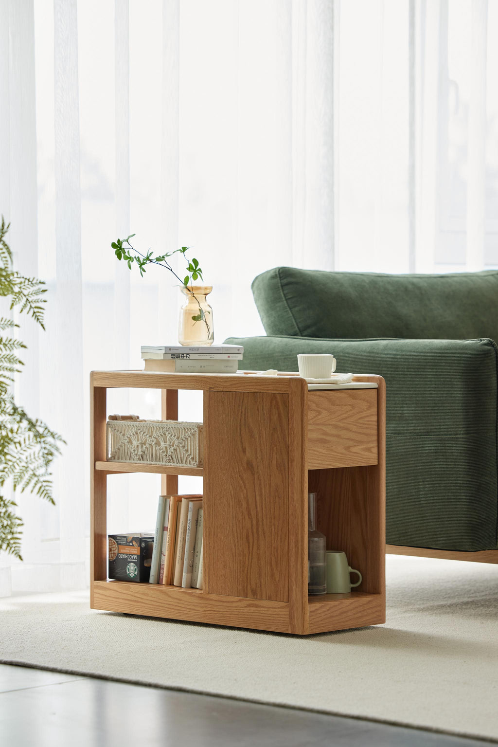 Rivo Wooden Side Table Singapore COMFY