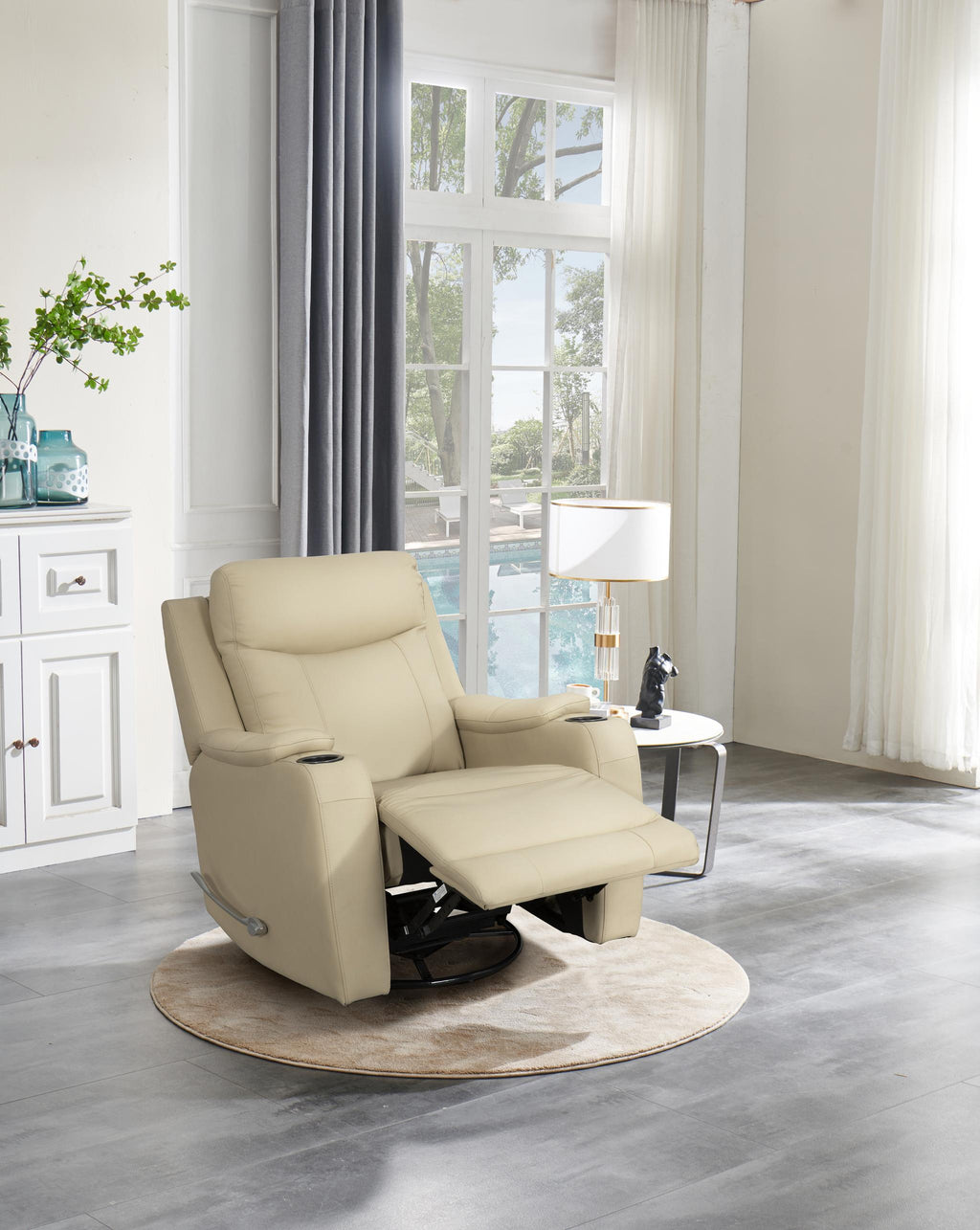 Ricky Rocking Swivel Armchair - Singapore | COMFY