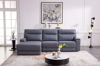 roland leather sectional sofa classic style