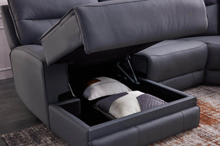 roland leather sectional sofa hidden cupholders