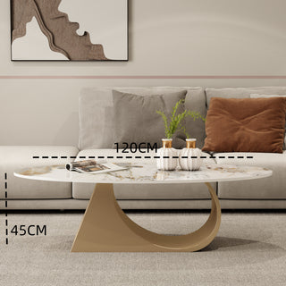 roma oval coffee table contemporary design