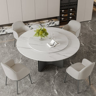 ruby contemporary dining table white