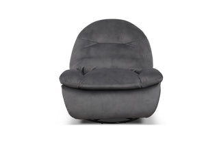 Gray armchair on a white background