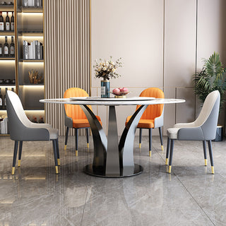salvador round dining table stone design