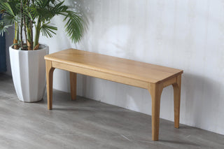 sandro dining room bench solid oak wood