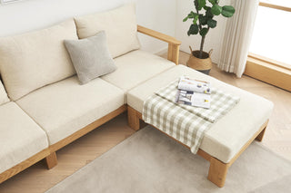 scandinavian sofa elm 4 seater