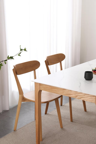 scratch resistant modern wood dining table