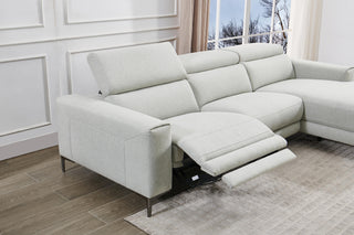 sebastian l shape electric recliner sofa
