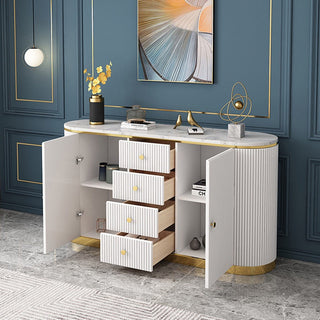 sera sideboard cabinet with drawers floating style