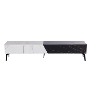 serenity tv console contemporary sintered stone top