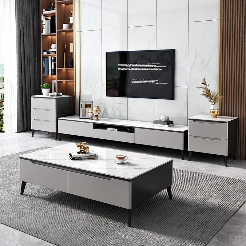 Sicil Coffee Table With Drawers - Singapore | COMFY