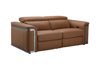 silvana leather sofa with usb ports