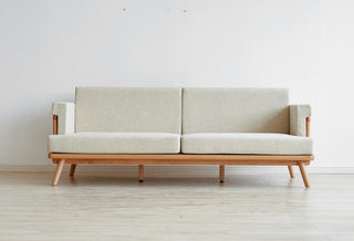 single nova wooden sofa style