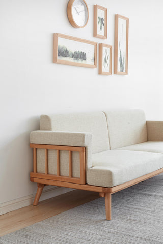 single seater nova wooden sofa