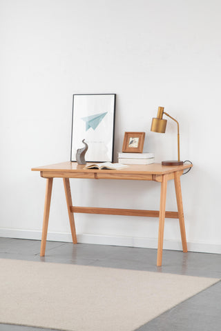 sleek antonio minimalist study table with drawers