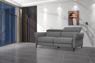sleek design electric recliner sofa anson top grain leather