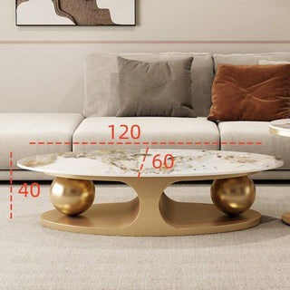 sleek design sintered stone coffee table